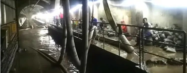 Portable submersible pump for metro emergency drainage and tunnel floodwater removal